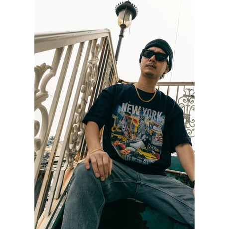 ROYAL MAJESTY -【GOTHAM CITY NEW YORK T-SHIRTS -NAVY】