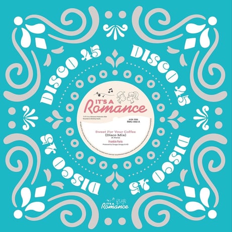 FRANKIE PARIS - 【SWEET FOR YOUR COFFEE 12inch レコード】