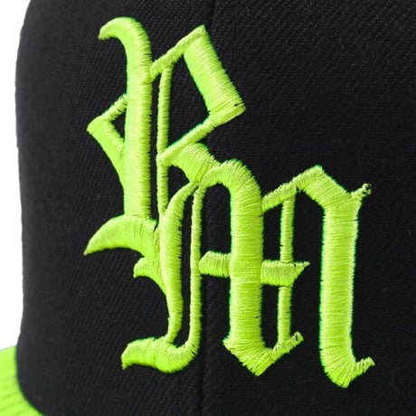 ROYAL MAJESTY - 【OLD ENGLISH CAP - BLACK / LIME YELLOW】