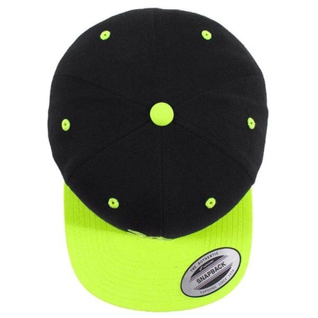 ROYAL MAJESTY - 【OLD ENGLISH CAP - BLACK / LIME YELLOW】