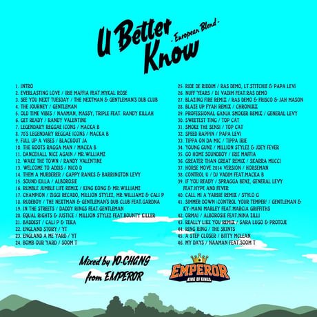 EMPEROR -【U BETTER KNOW-スマートフォン用1本データ】