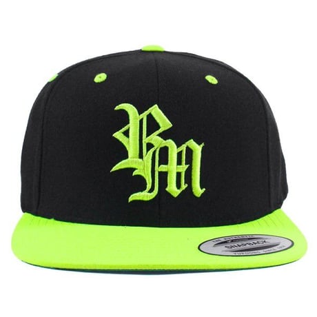 ROYAL MAJESTY - 【OLD ENGLISH CAP - BLACK / LIME YELLOW】