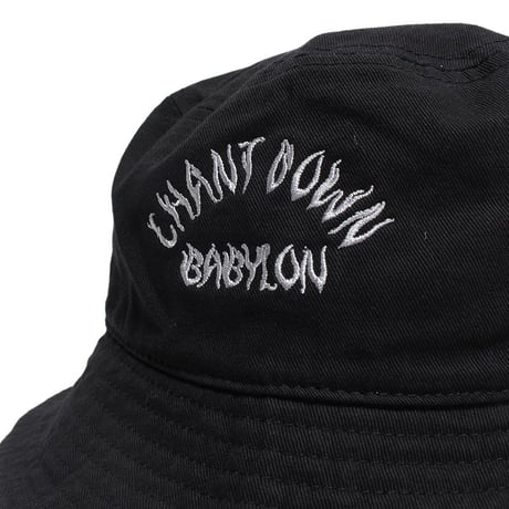 ROYAL MAJESTY -【CHANT DOWN BABYLON BUCKET HAT - BLACK】