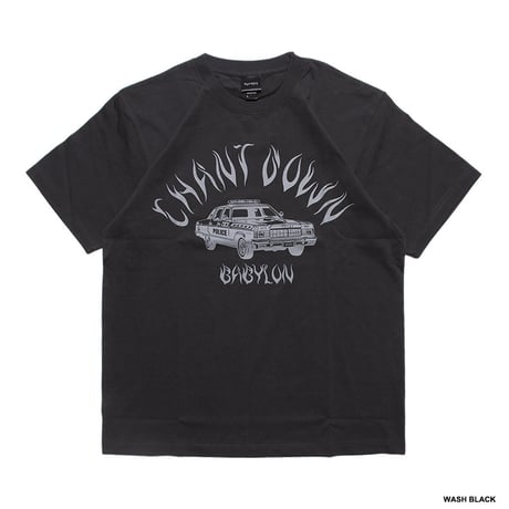 ROYAL MAJESTY -【CHANT DOWN BABYLON T-SHIRTS - WASH BLACK】