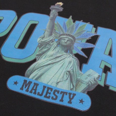 ROYALMAJESTY -【LIBERTY OF SMOKING HOODIE - BLACK】
