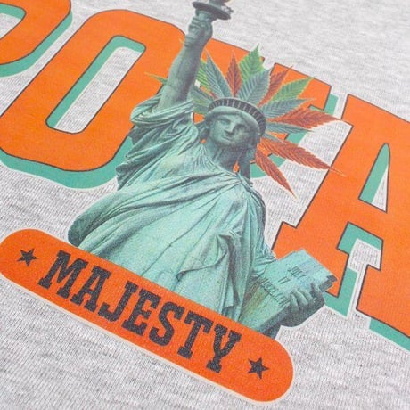 ROYAL MAJESTY -【LIBERTY OF SMOKING HOODIE - GREY】