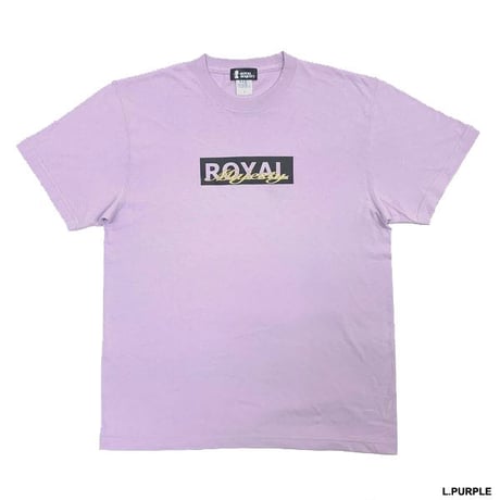 ROYAL MAJESTY -【BOX LOGO T-SHIRTS - LIGHT PURPLE】