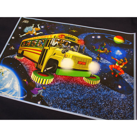 ROYAL MAJESTY -【REGGAE BUS INTO THE UNIVERSE T-SHIRTS - NAVY】