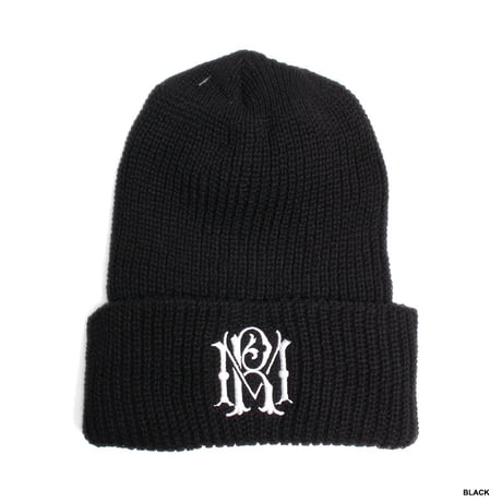 ROYAL MAJESTY -【IMPERIAL ROOTS LOGO KNIT CAP -BLACK-】