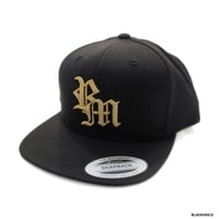 ROYAL MAJESTY-【OLD ENGLISH CAP -  BLACK / GOLD】