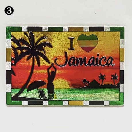 ジャマイカ輸入品🇯🇲マグネット- 【横向き5種類】