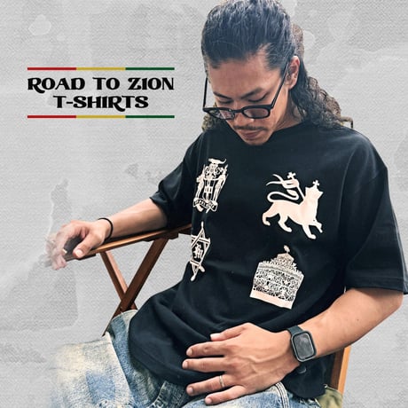 ROYAL MAJESTY -【ROAD TO ZION T-SHIRTS - BLACK】