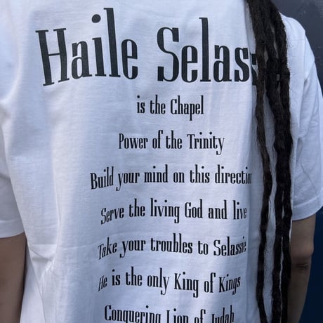 ROYAL MAJESTY -【HAILE SELASSIE IS THE CHAPEL T-SHIRTS - BLACK】