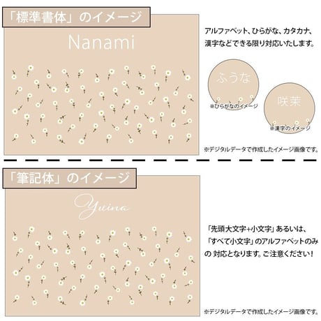 出産祝いのギフトセット 名前入りブランケット プティフローラル・ベージュとオーガニックコットン名前入りバスタオル・FLOWERS