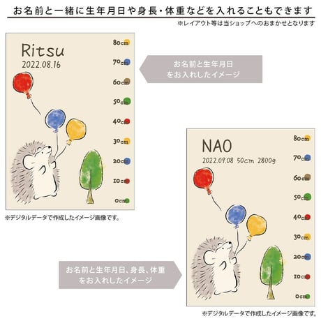 出産祝いのギフトセット 身長計付き名入れブランケット はりねずみと遊ぼとオーガニックコットン名前入りバスタオル・FLOWERS