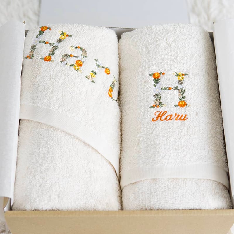 出産祝い ギフトセット 女の子 男の子 刺繍 名入れ オーガニック