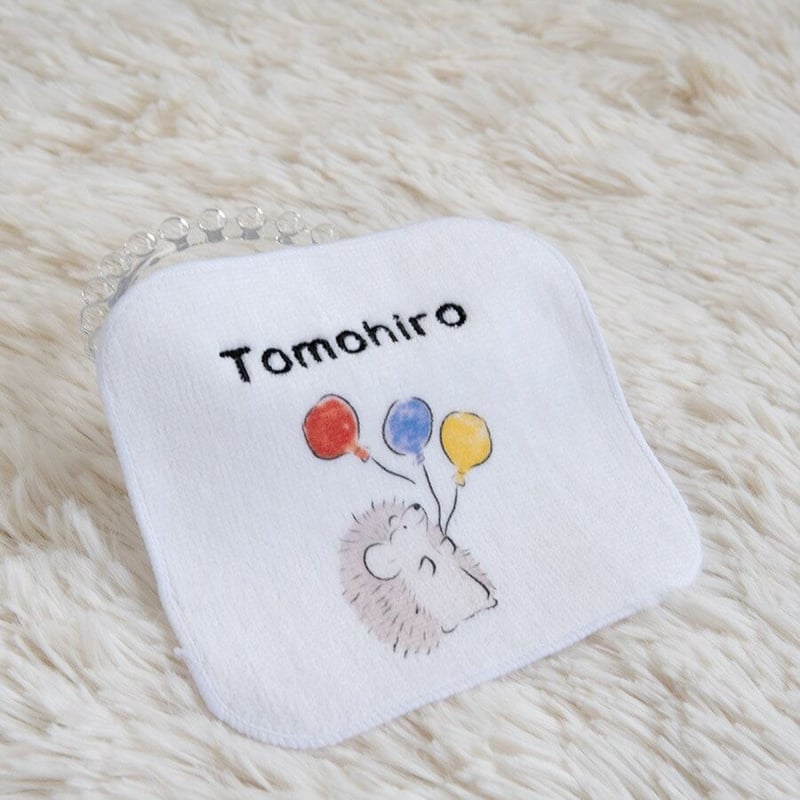 名入れ刺繍 キッズハンカチ 保育園 卒園記念 名前入りミニハンカチ