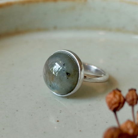 Round Labradorite Ring [RC-RG006]