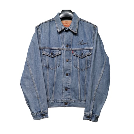 Unique piece custom denim jacket