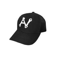 AN bone 3D logo mesh cap