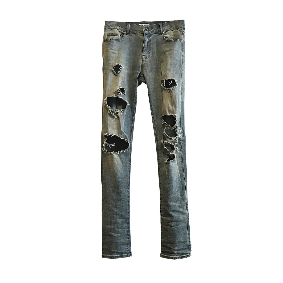 auinite Destroy skinny denim pants スキニー Destroy skinny denim pants | CheeekyKids CONCEP
