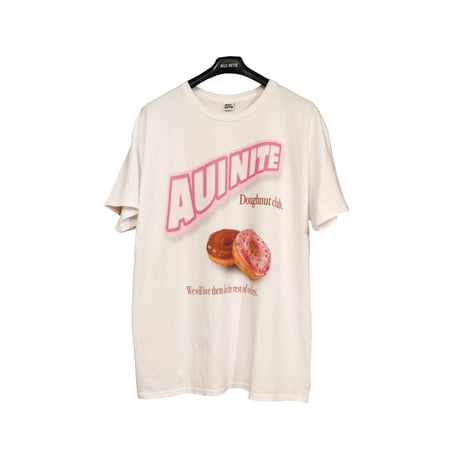 Doughnut club tee white