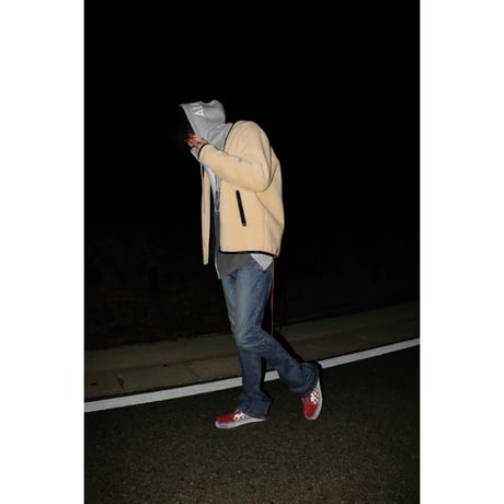 Indigo blue flare denim pants