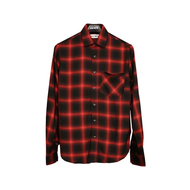 ombre check shirt red | CheeekyKids CONCEPT STORE