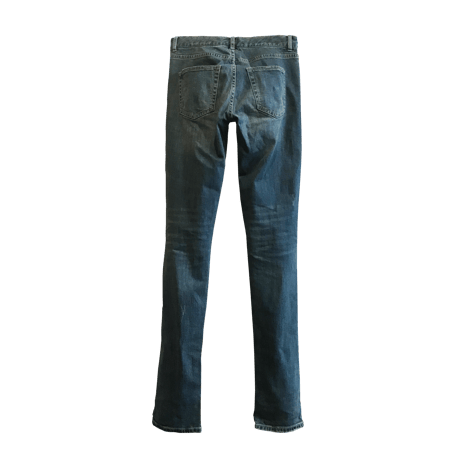 refined blue skinny denim pants
