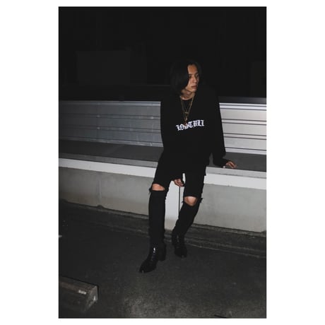 Destroy skinny denim pants