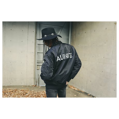 reflect logo MA-1 blouson