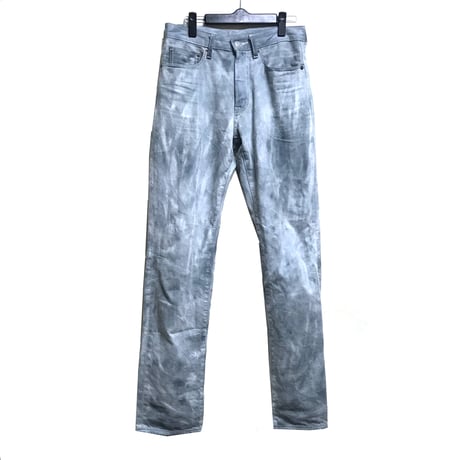 bleach straight denim pants