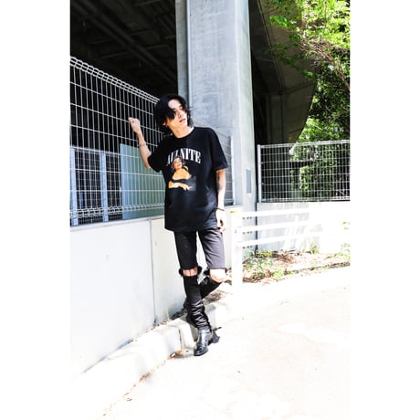 Destroy skinny denim pants