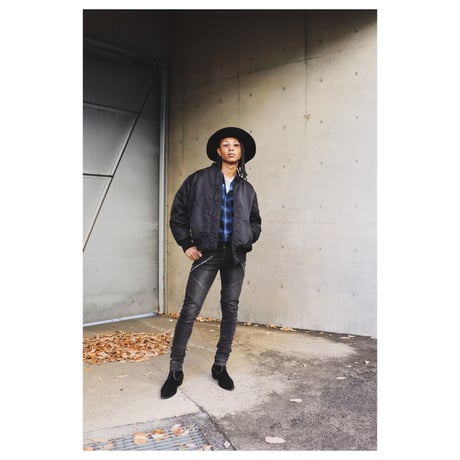 reflect logo MA-1 blouson