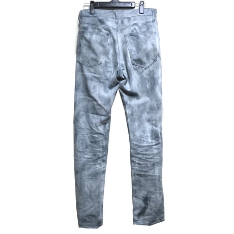 bleach straight denim pants