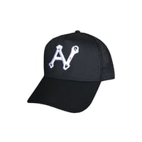 AN bone 3D logo mesh cap