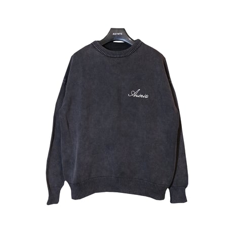 Signature washed knit