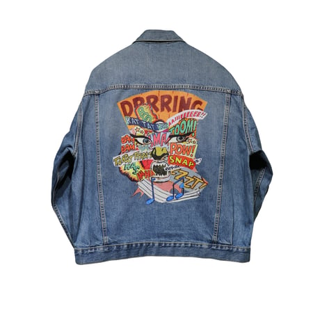 Unique piece custom denim jacket