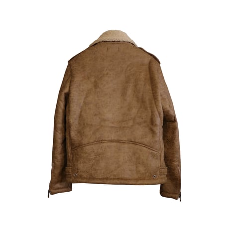 mouton biker jacket