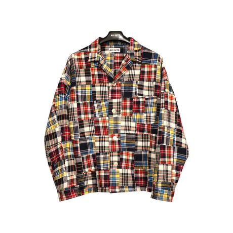 vintage patchwork pajamas shirt