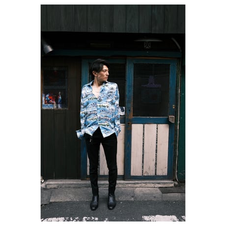 ocean pattern shirt