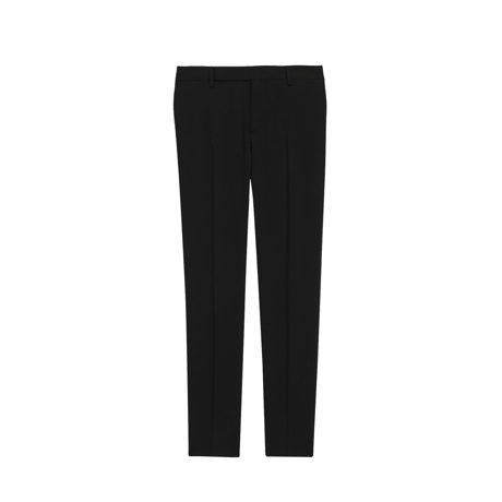 wool blend tailored pants