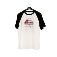 Big wave raglan tee