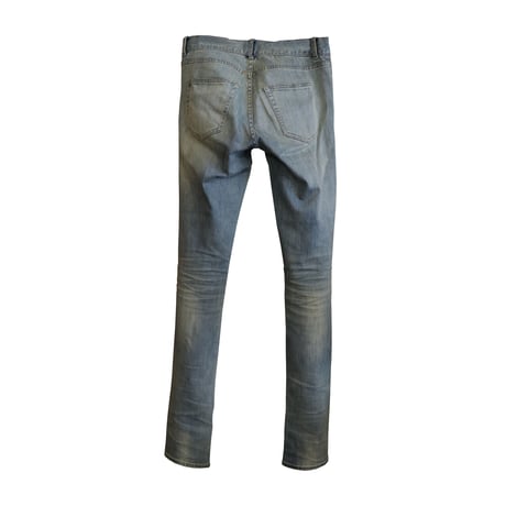 sand blue skinny denim pants