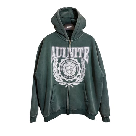 Emblem full zip hoodie