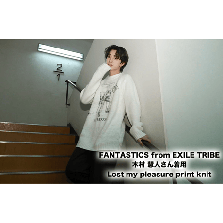 Lost my pleasure print knit