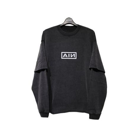 Box logo layered tee