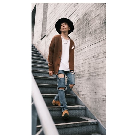 AN bone knit cardigan