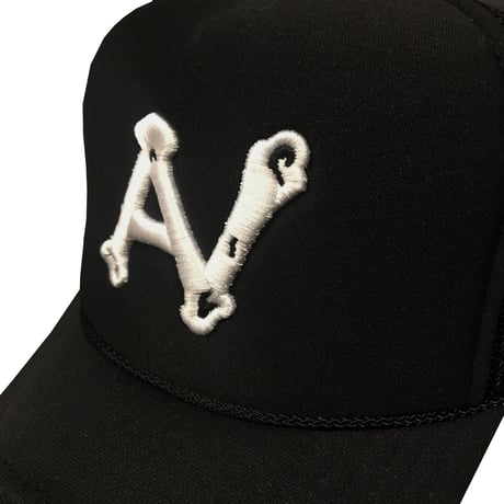 AN bone 3D logo mesh cap