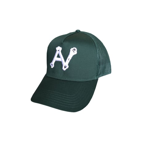 AN bone 3D logo mesh cap